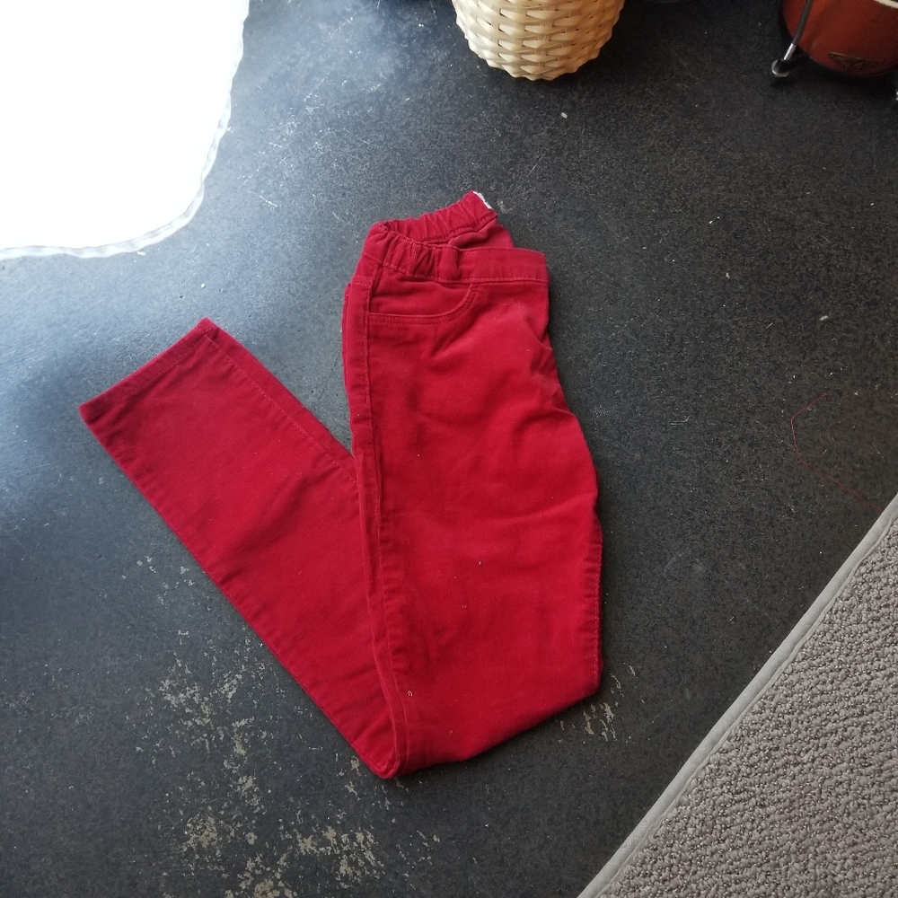H&M Red Courdory Pants Size